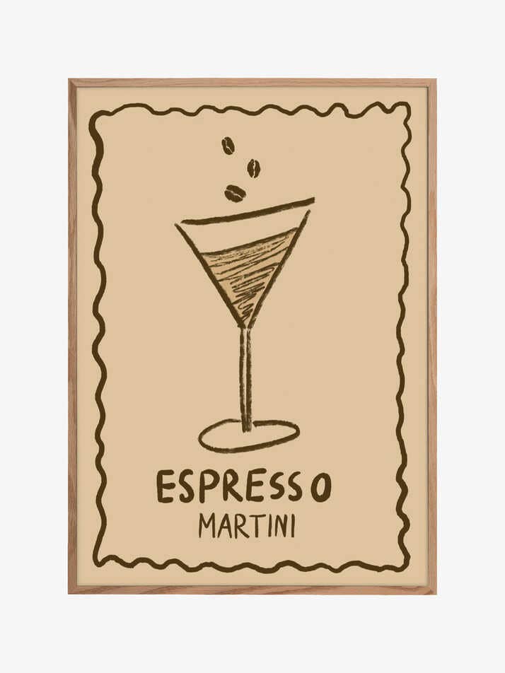 Poster Espresso Martini Op voor wholesale door Pictufy Wholesale