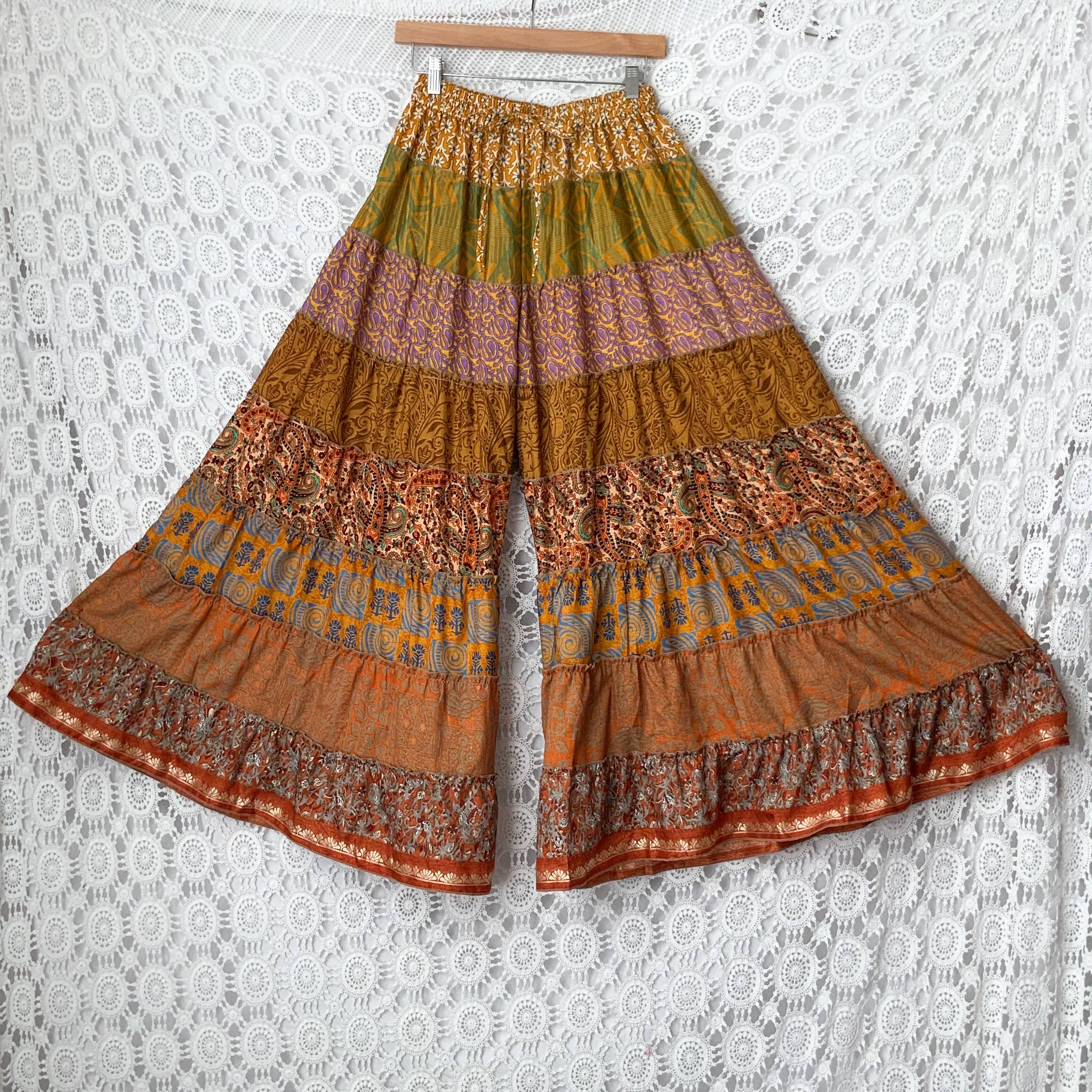 Kaohinani – wholesale Pants – Women's – Recycled Sari Palazzo Pants
8