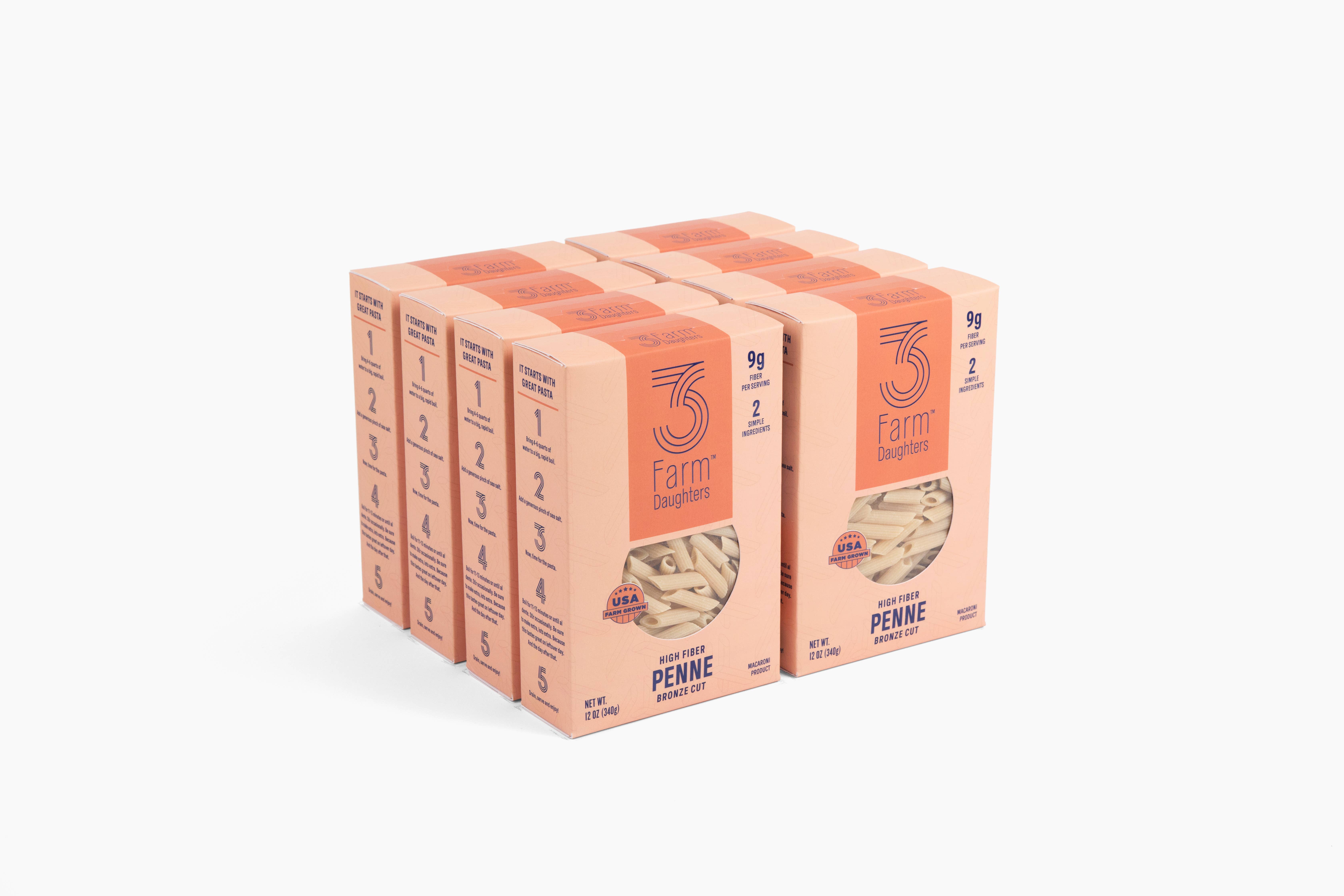 3 Farm Daughters - Wholesale Pasta - HIGH FIBER PENNE6