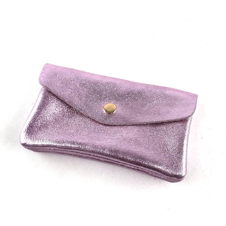 MILANO AMOUR – wholesale Myntväska - Dam – Patty myntplånbok i laminerat metalliskt läder3