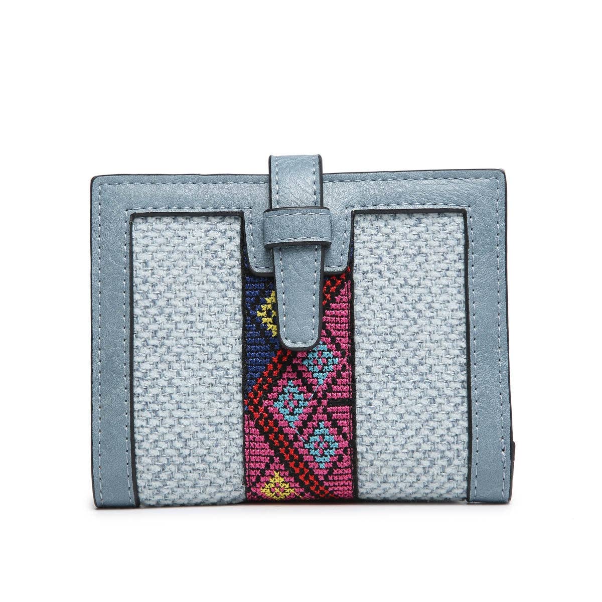 MiMi Wholesale - Vente Portefeuille – femme - Portefeuille en toile WL2066 avec fermeture à glissière5