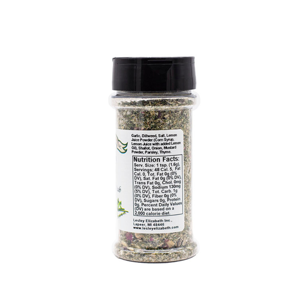 Hongar Farms - Wholesale Dried Spice Mix - Lesley Elizabeth Lemony Dill Seasoning & Rub (250mL PET)1