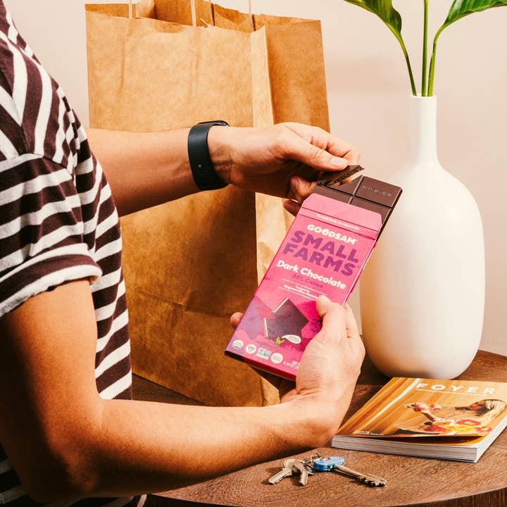 GoodSAM Foods - Wholesale Chocolate - 80% Dark Chocolate Bar3