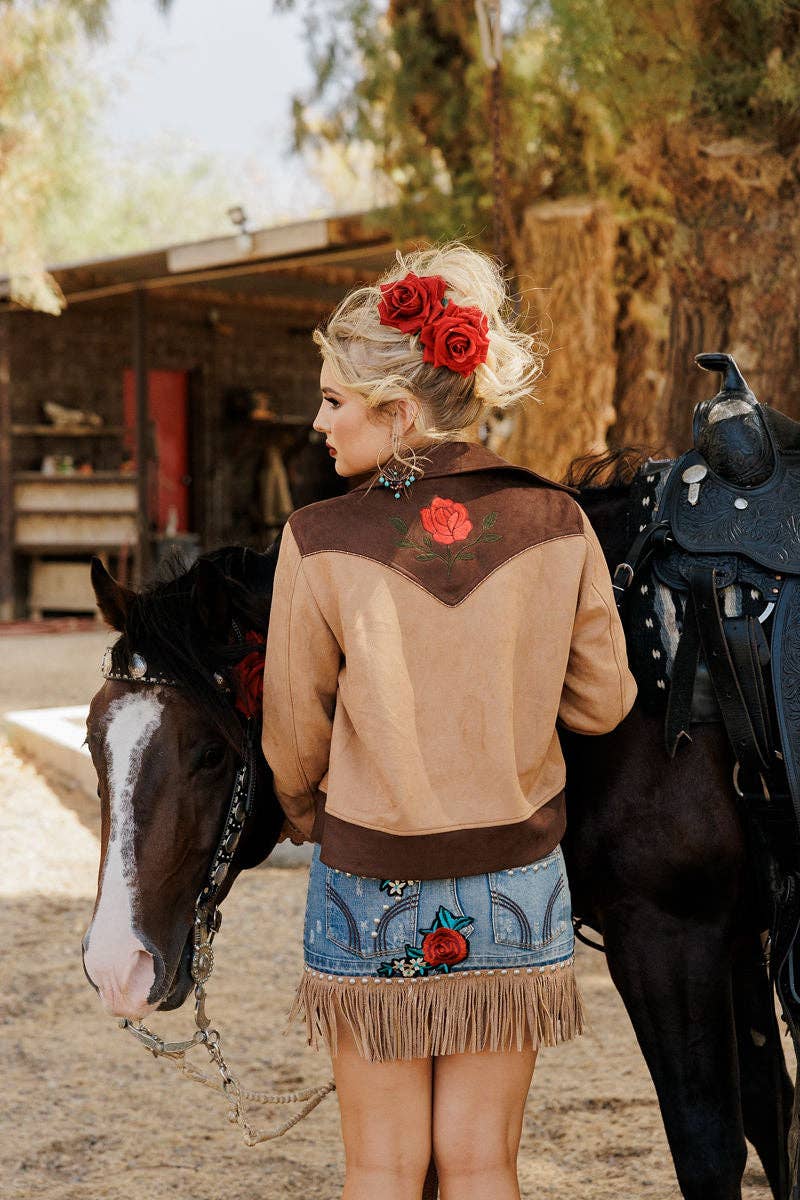 Rodeo Quincy - Wholesale Jas - Dames - Rozen van de Range Jas7
