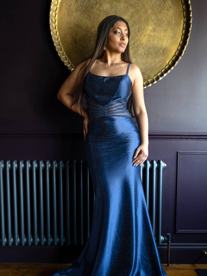 SELENE COUTURE CELESTE MOONLIGHT EVENING GOWN STYLE 1221 for wholesale by SELENE COUTURE