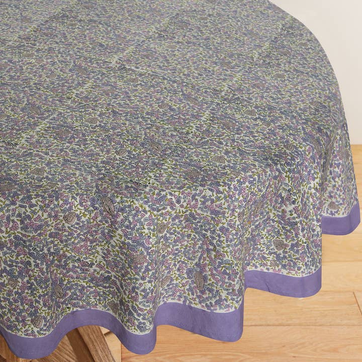 Couleur Nature – wholesale Tablecloth – Lavender Purple | French Tablecloth15