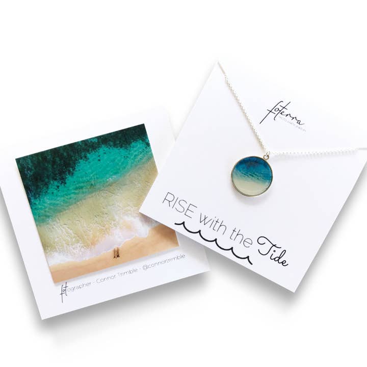 Rise With The Tide Large Necklace for wholesale by Foterra Jewelry