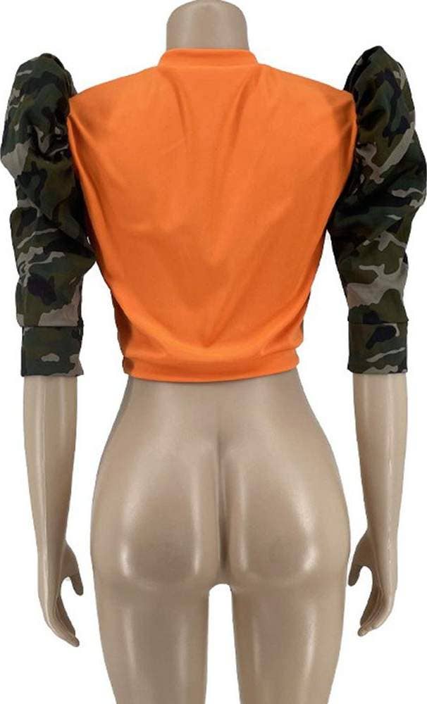 Queen Fashion – wholesale Blouse – Women’s – high heel booties, camo top fashion look10