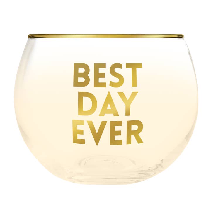 Roly Poly Glass - Best Day Ever for wholesale by Santa Barbara Design Studio by Creative Brands