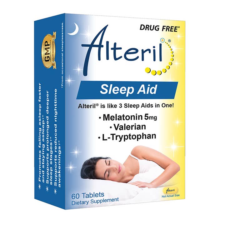 Alteril Sleep Aid Tablets 60ct for wholesale by CB Distributors, Inc.