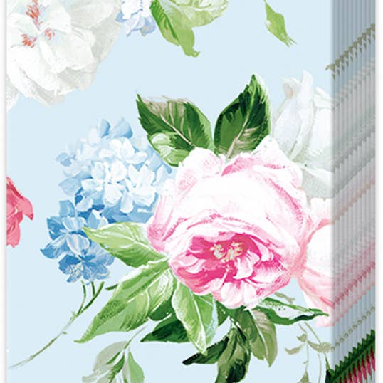 Boston International - Wholesale Tissue Paper - Pocket Tissues Pack of 10 Scarlett Light Blue