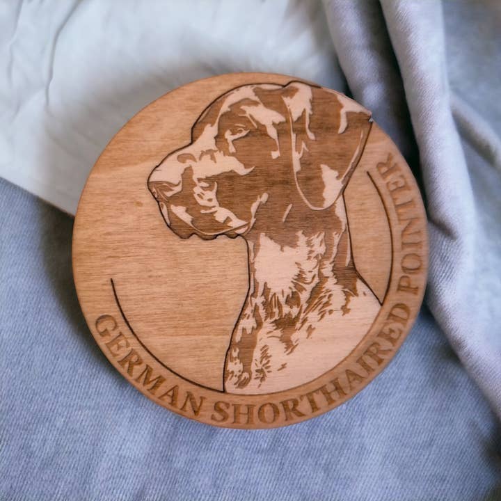 Studio Rima - Wholesale Coasters - Set of 6 German Shorthaired Pointer Coasters 4