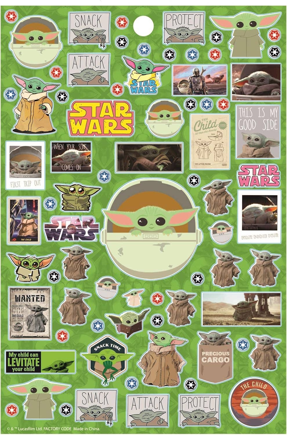 Innovarix - Vente Autocollant - Enfant et bébé - Livre d'autocollants Star Wars The Mandalorian - Plus de 300 autocollants2