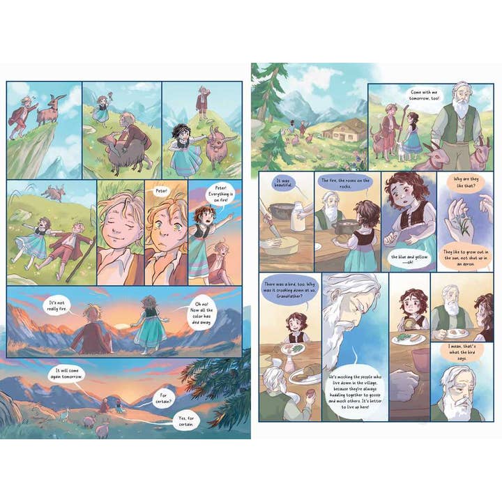 Simon & Schuster - Wholesale Graphic Novel - Graphic Novel Classics: The Secret Garden, Anne of Green Gables, and Heidi by Mariah Marsden9