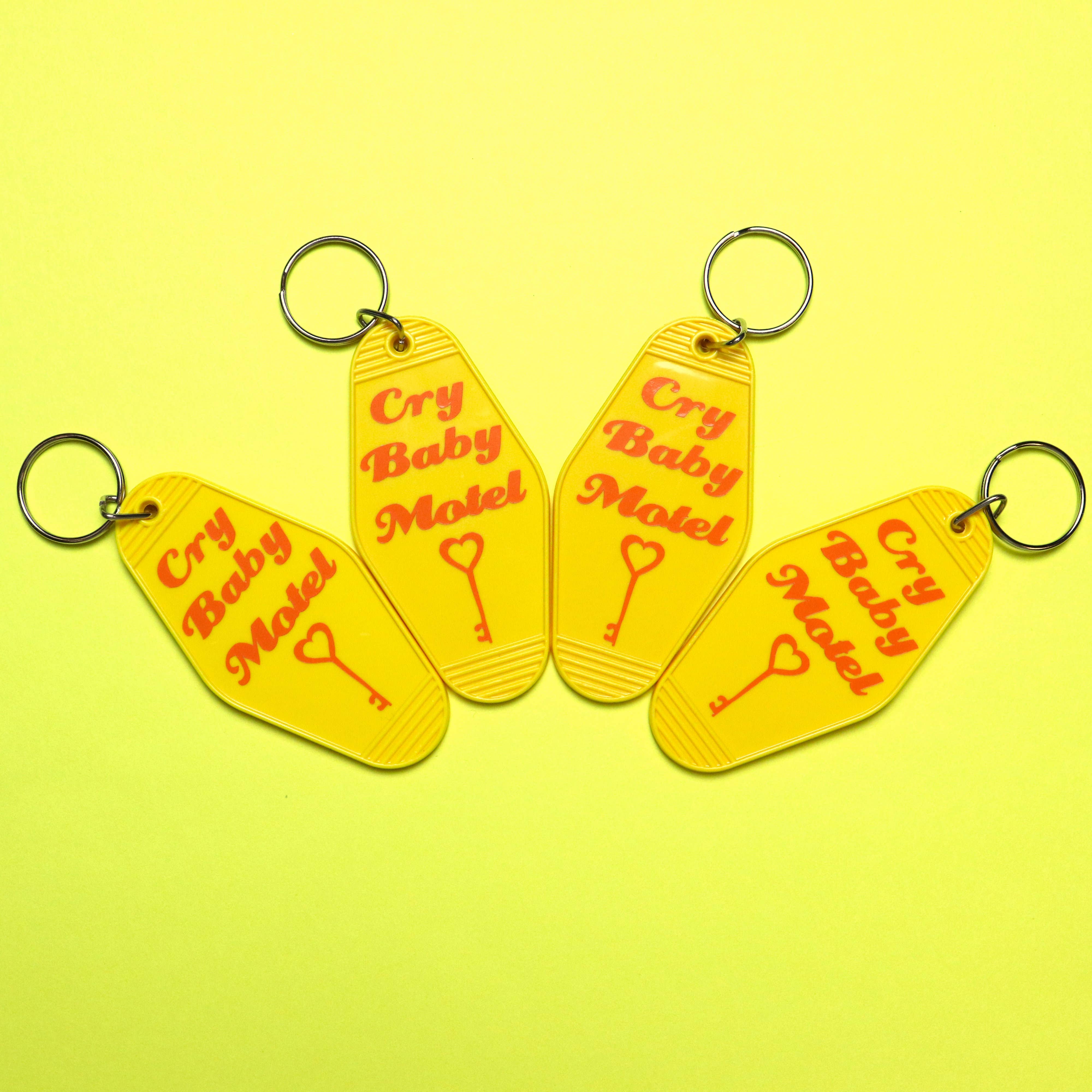 Sticker Hardly Know Her - Wholesale Keychain - Women's - Crybaby Motel Vintage Motel Style Keychain2