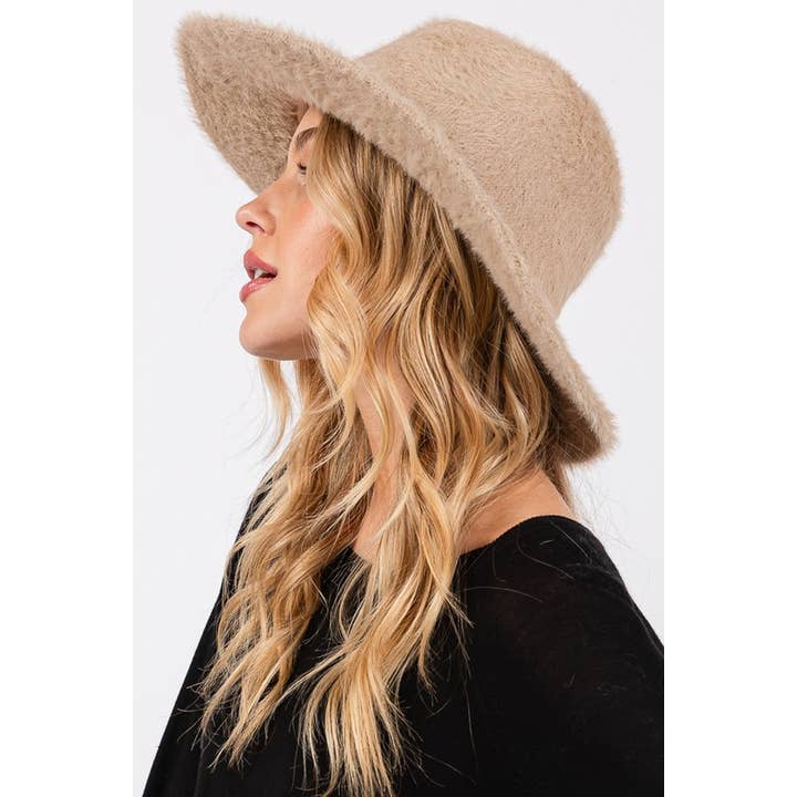 Artini Accessories - Wholesale Fedora - Women's - Fuzzy Winter Fedora Hat12