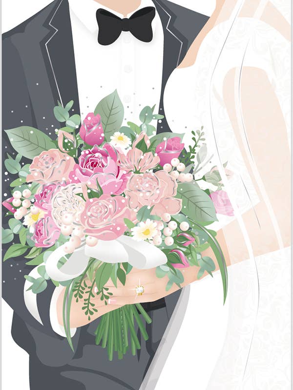 Mini bouquet de mariage pour la vente par Card Group