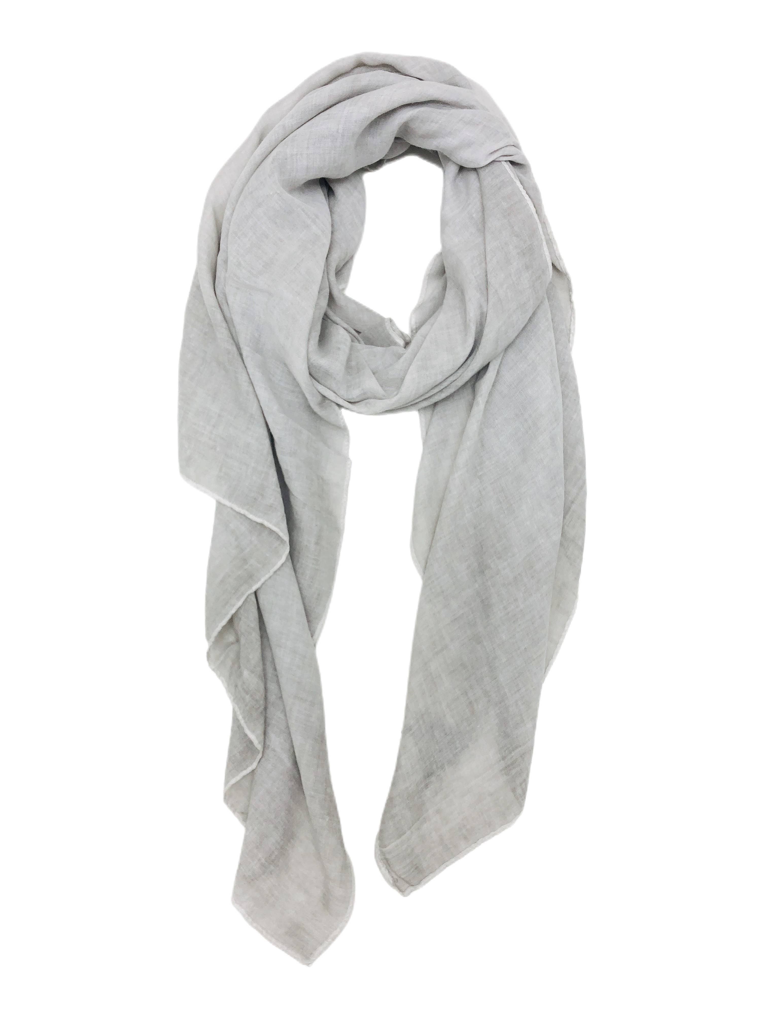 JC Sunny Fashion - Vente Écharpe – femme - Écharpe Gris Stonewash JC022613045