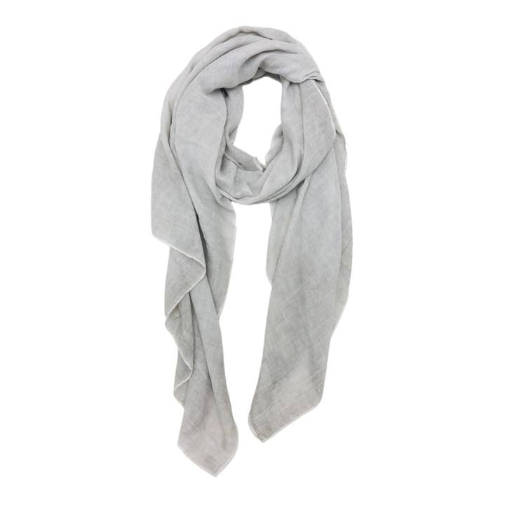 JC Sunny Fashion - Vente Écharpe – femme - Écharpe Gris Stonewash JC022613045