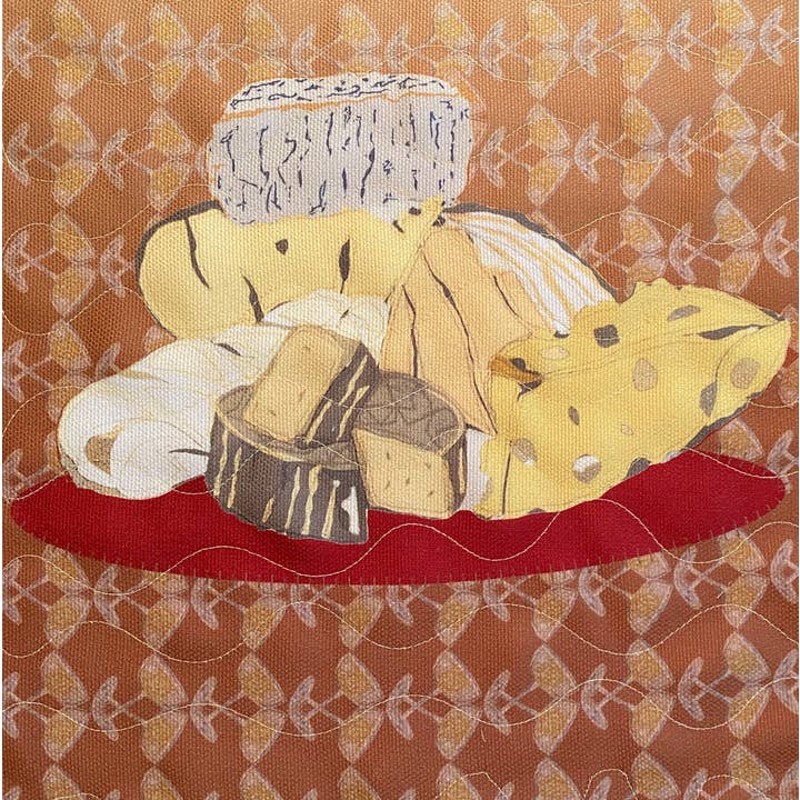 Soppressata and Cheese Table Runner for wholesale by QuirkyDigs