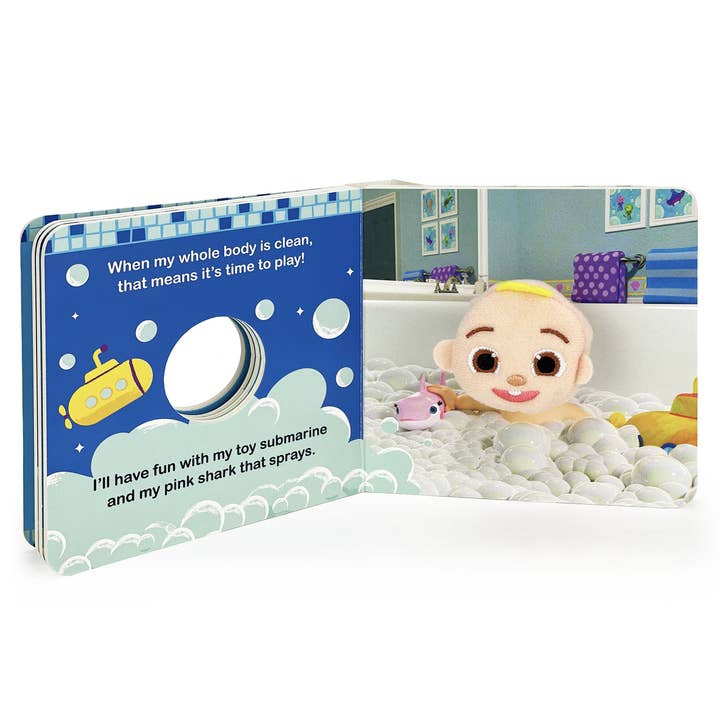 Cottage Door Press - Wholesale Baby & Toddler Book (0-2) - CoComelon Bath Time! Finger Puppet Board Book1