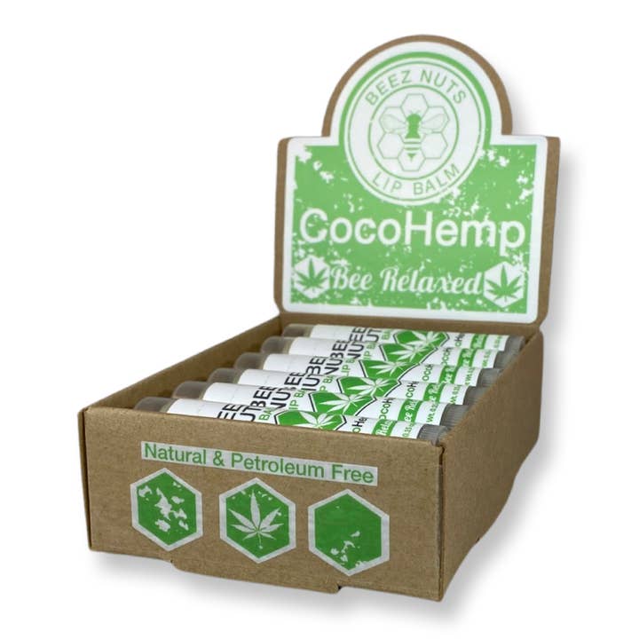 Beez Nuts Balms - Wholesale Lip Balm - CocoHemp Lip Balm - 12 pack