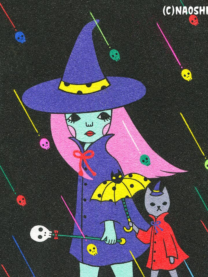 【8×10 Art Print】Scull Rain for engroshandel hos Naoshi