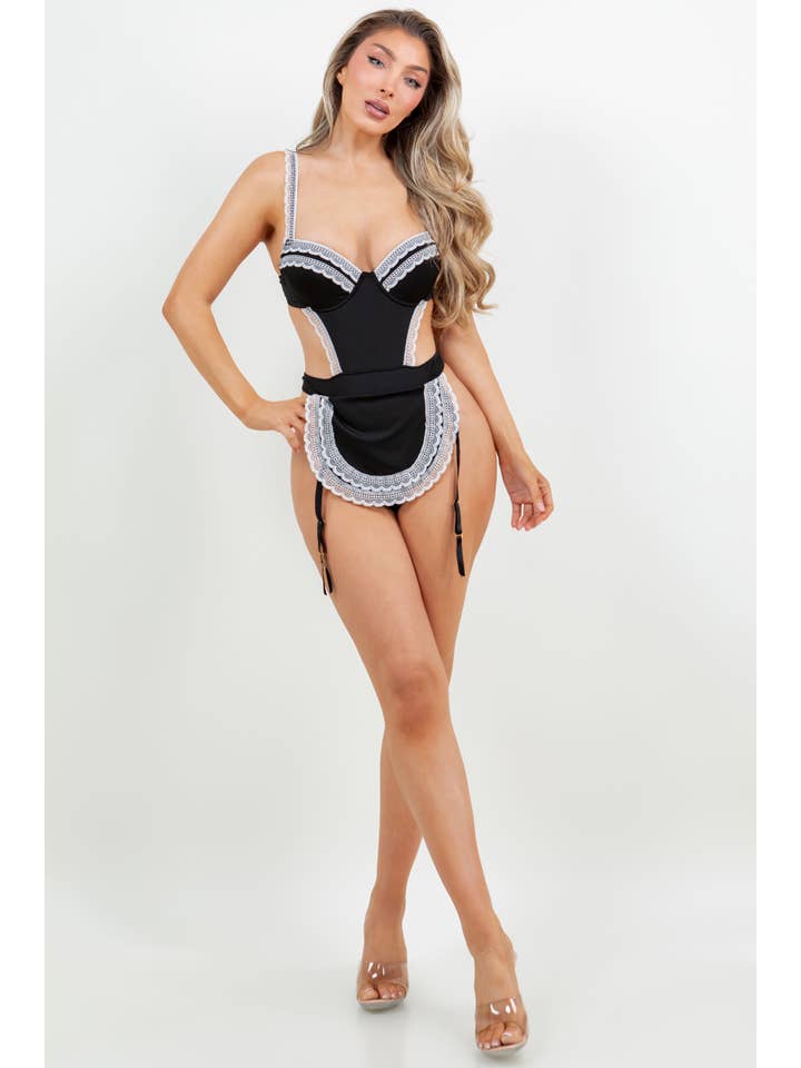 Just Sexy – Großhandel Kostüm – Damen – Französisches Dienstmädchen-Kostümset BDS008