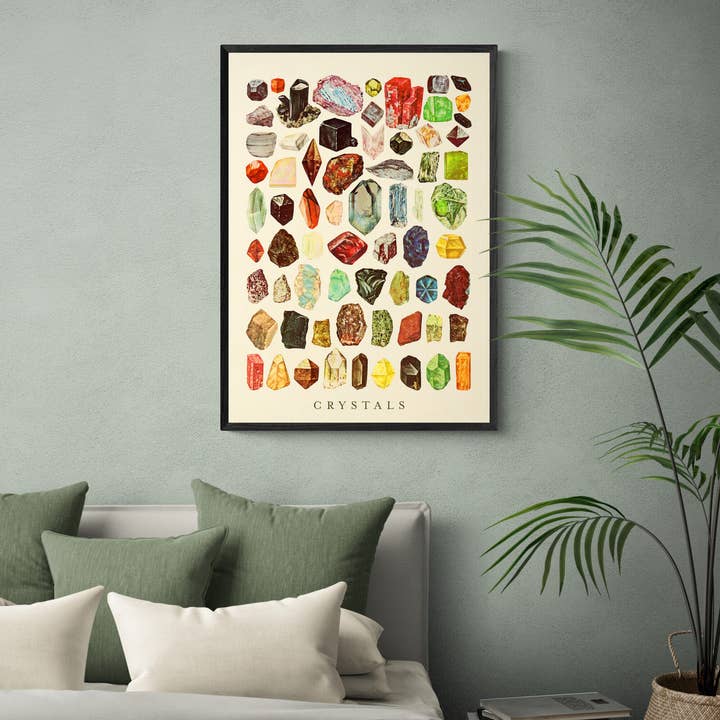 INK & SONS - Wholesale Art Print - Crystals Print | Gemstones Poster | Vintage Mineral Poster4