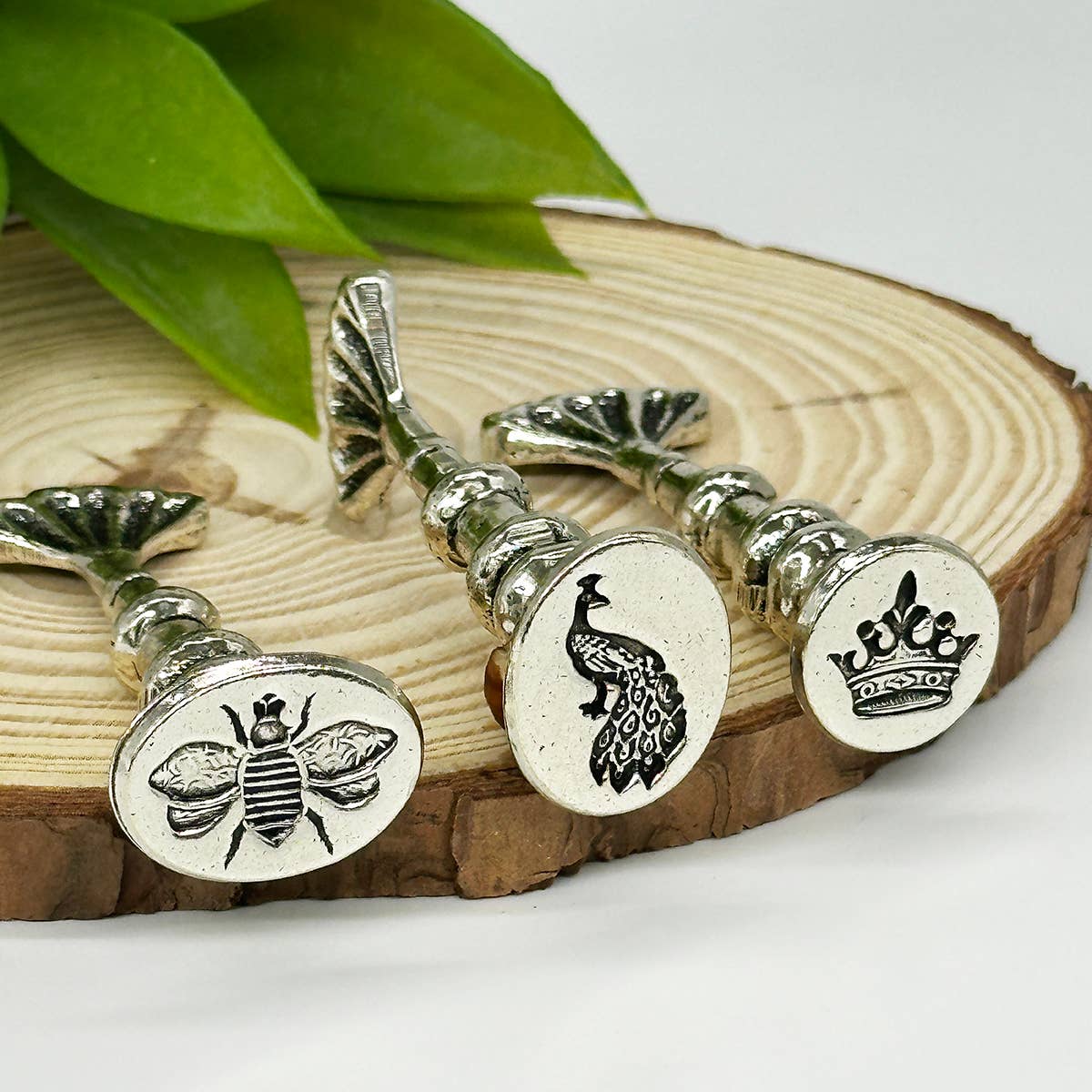 Freund Mayer & Co. - Wholesale Rubber/Decorative Stamp - Heirloom Wax Seal Stamp Kits Silver Antiqued5