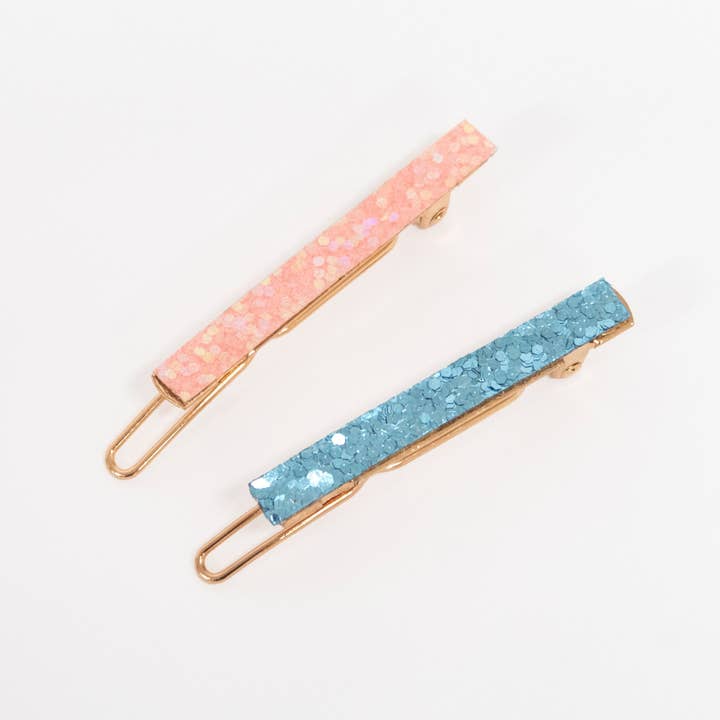 Meri Meri - Wholesale Hair Clip - Kids - Glitter Rainbow Hair Clips1