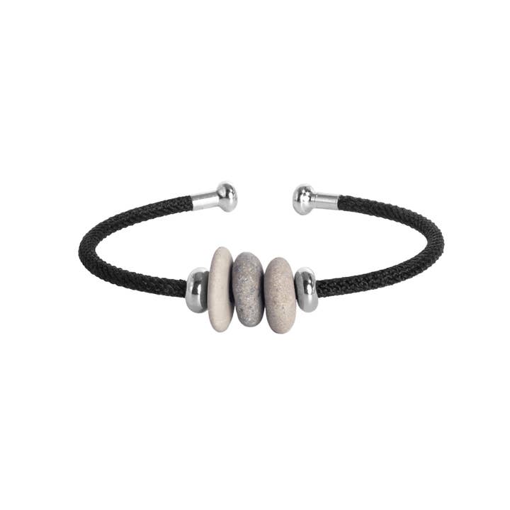 Beach Stone Cuff Bracelet for wholesale by Butler Hill