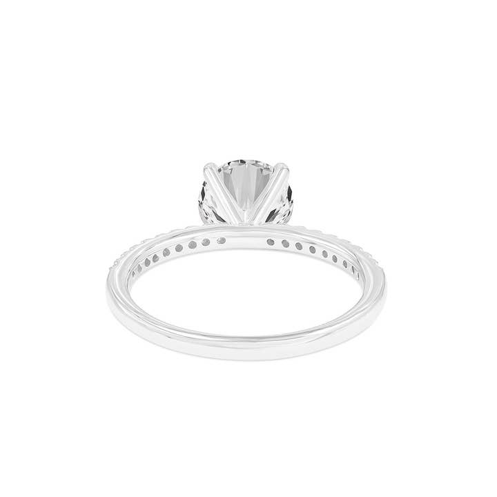 LuvMyJewelry (LMJ) – wholesale Förlovningsring – Certifierad ring med rundslipad laboratorieodlad diamant (1,7 ct) i 14K vitt guld2