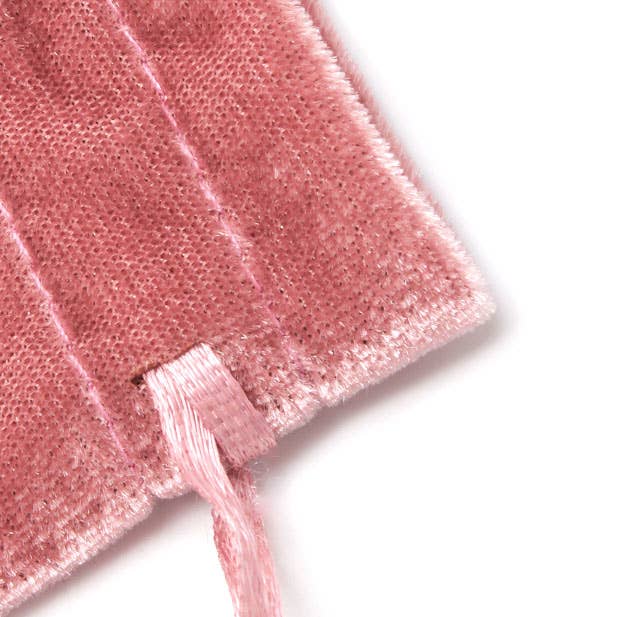 Inca UK – wholesale Gift bag – 7x5cm. Dusky Pink velvet pouch.2
