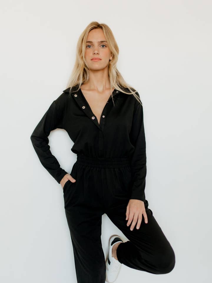 Vivi Jogger Jumpsuit for wholesale by SavraƩ