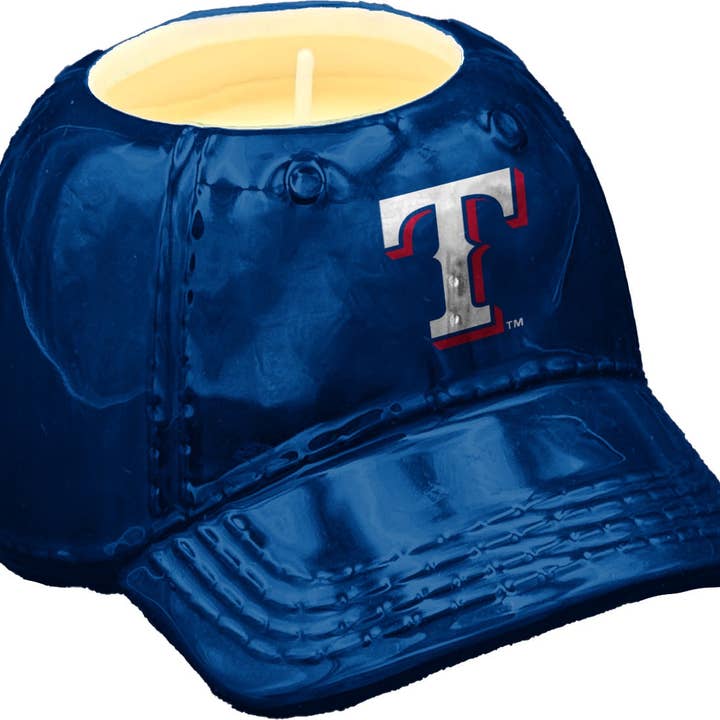 MLB Ceramic Baseball Cap Volcano 8oz Candle for wholesale by Pegasus Sports