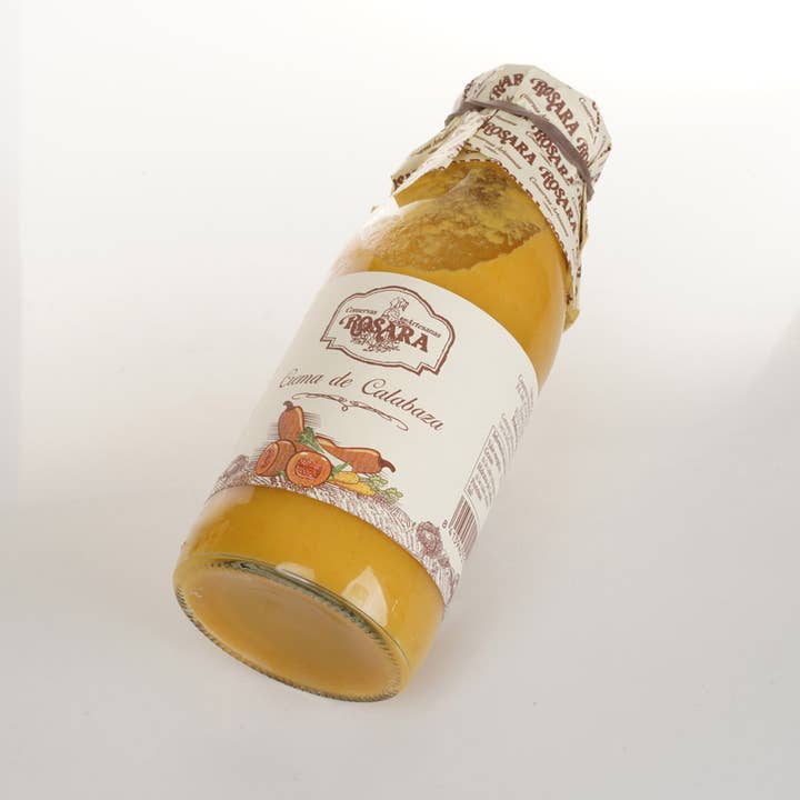 Kürbiscreme in Flasche 500 ml für den Großhandel von Conservas Rosara
