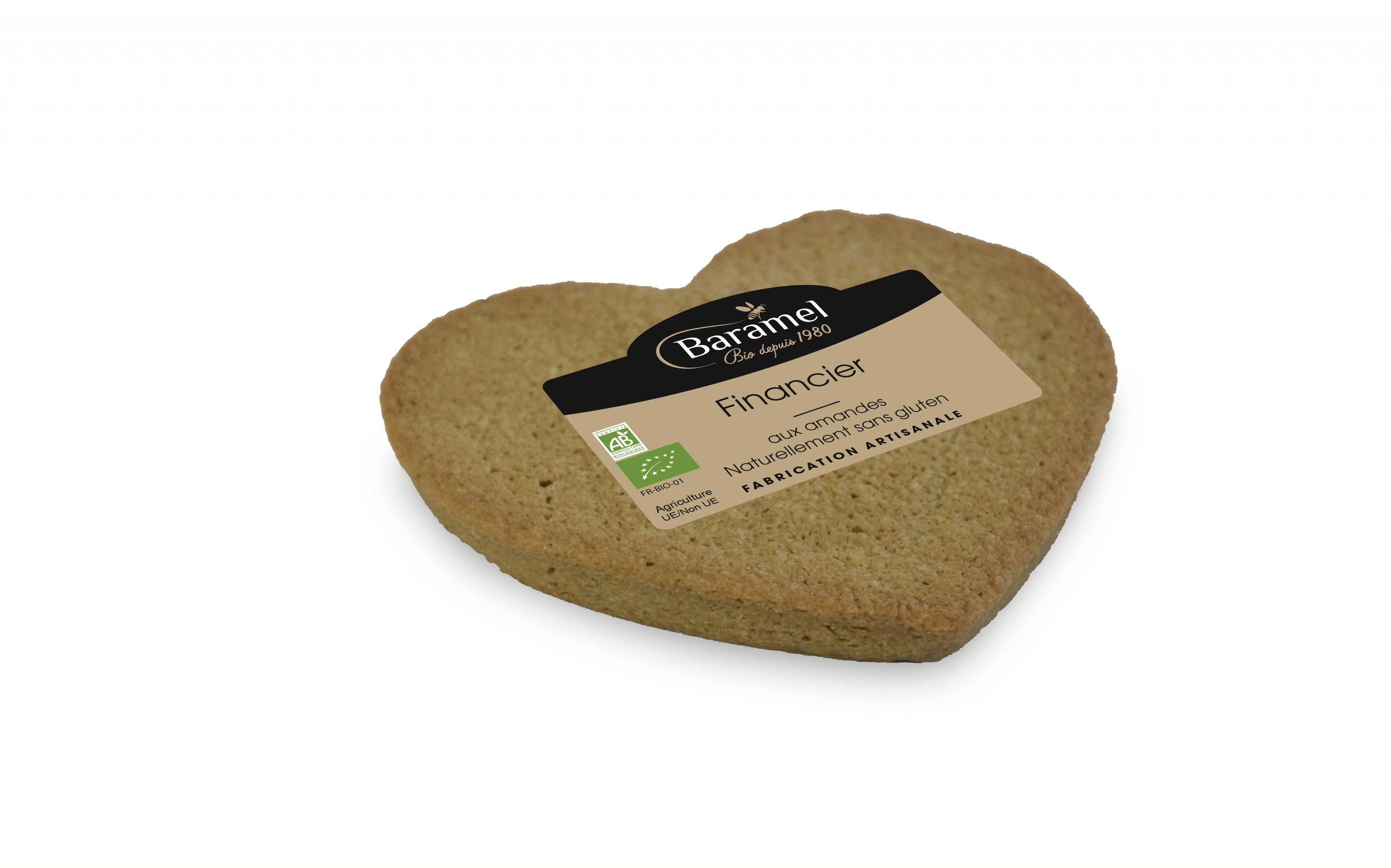 Baramel - Wholesale Cake - Financier with Almonds Naturally Gluten Free - 60g0