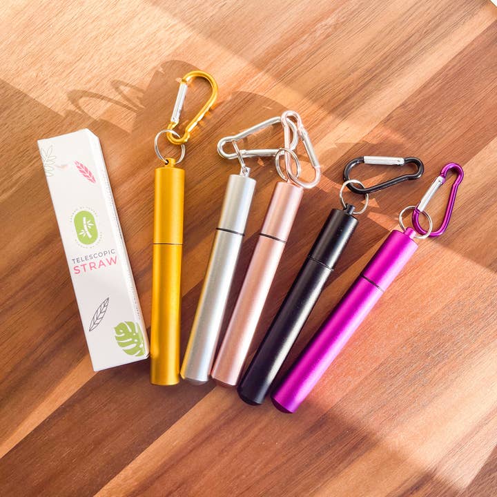 BambooByTundra – wholesale Drinking straw – Telescopic Straw Set3