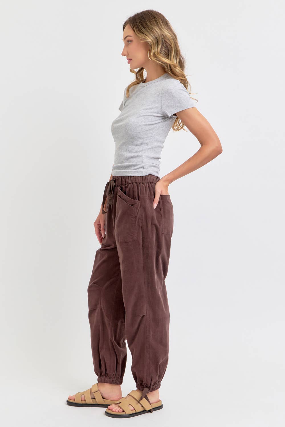 Sweet Lovely by Jen – wholesale Lounge Sweatpants/jogging bottoms – Women's – CORDUROY PULL-ON-PANTS/JOGGER20