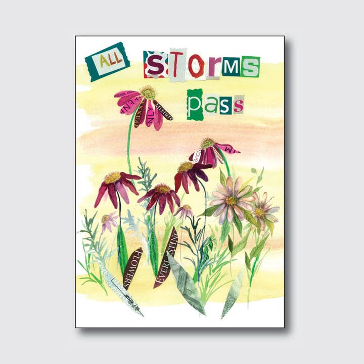 All Storms Pass for wholesale by Chique Lixo Greeting Cards