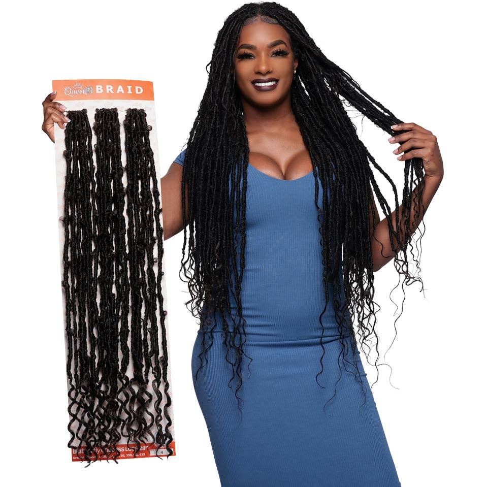 II Sisters Beauty Supply - Wholesale Hair Extensions - Synthetic Queen B 3X Butterfly Lcos 12Inch Color 272