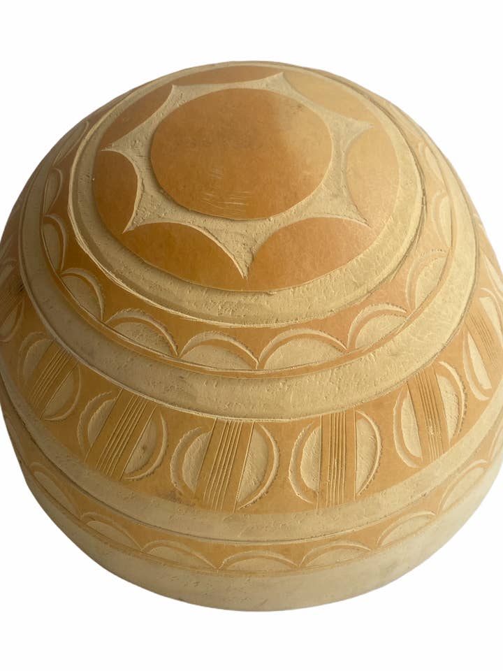 Fulani Calabash Skål for engroshandel hos Botanical Boys