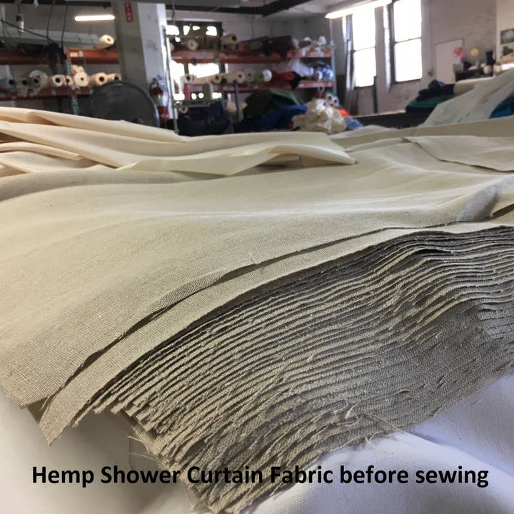 Bean Products - Wholesale Shower Curtain - Hemp Shower Curtain – Bath, Tub + Stall Sizes – Made in USA3