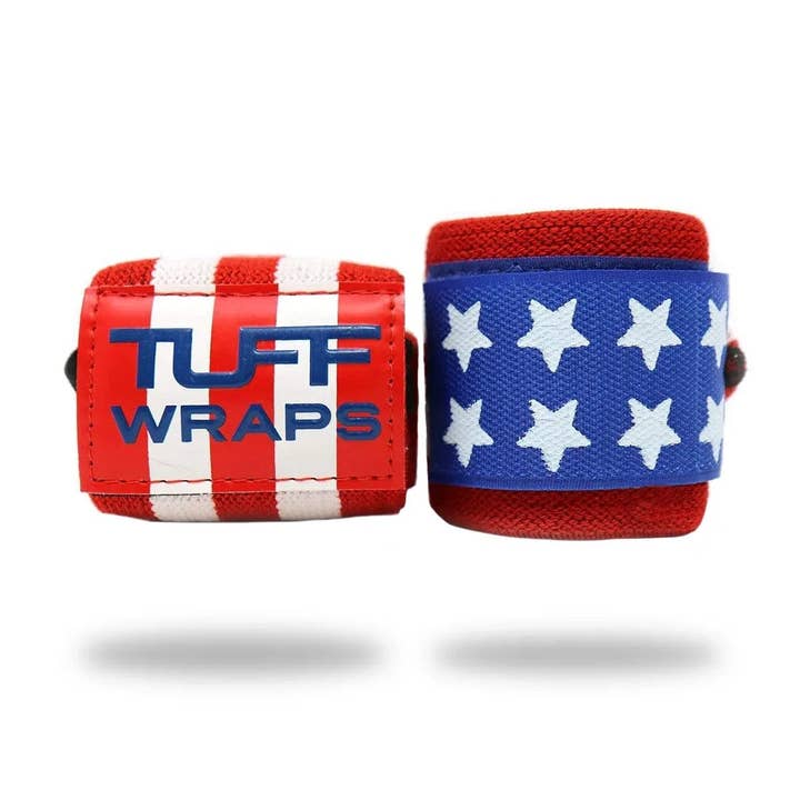 16" Villain Wrist Wraps - Merica' for wholesale by TuffWraps