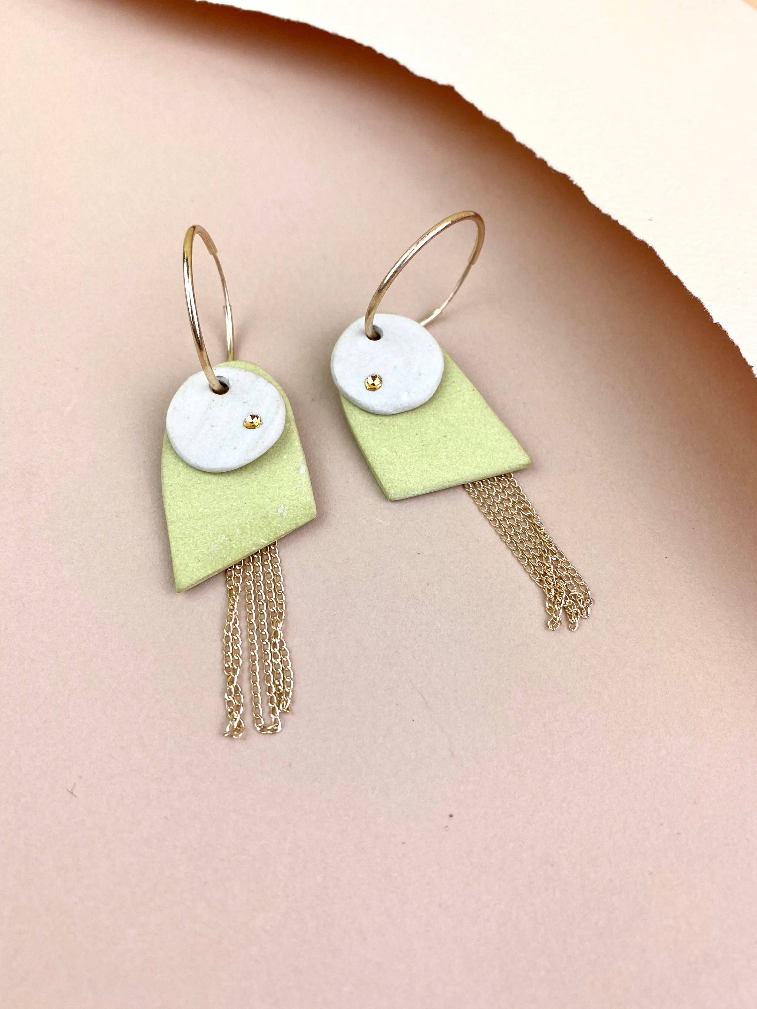 Barrow PDX - Wholesale Dangle Earrings - Capsule Collection - Milena Earrings - Colorful Porcelain2