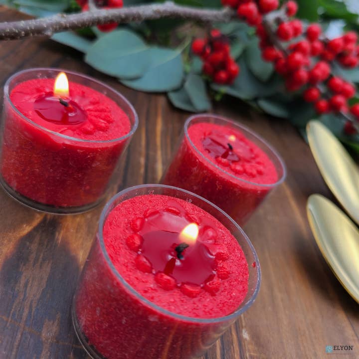 Elyon Tableware® - Wholesale Tea Light Candles - Deep Tealight Candles Scented Colored Wax, 36/72 Pack3