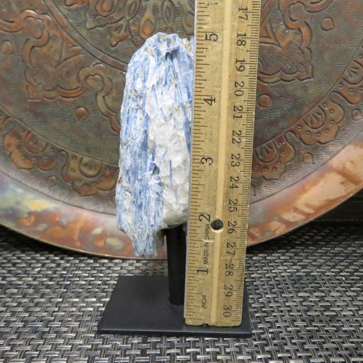 Rock Paradise - Wholesale Spiritual Stone/Crystal - Blue Kyanite Crystal on Metal Stand