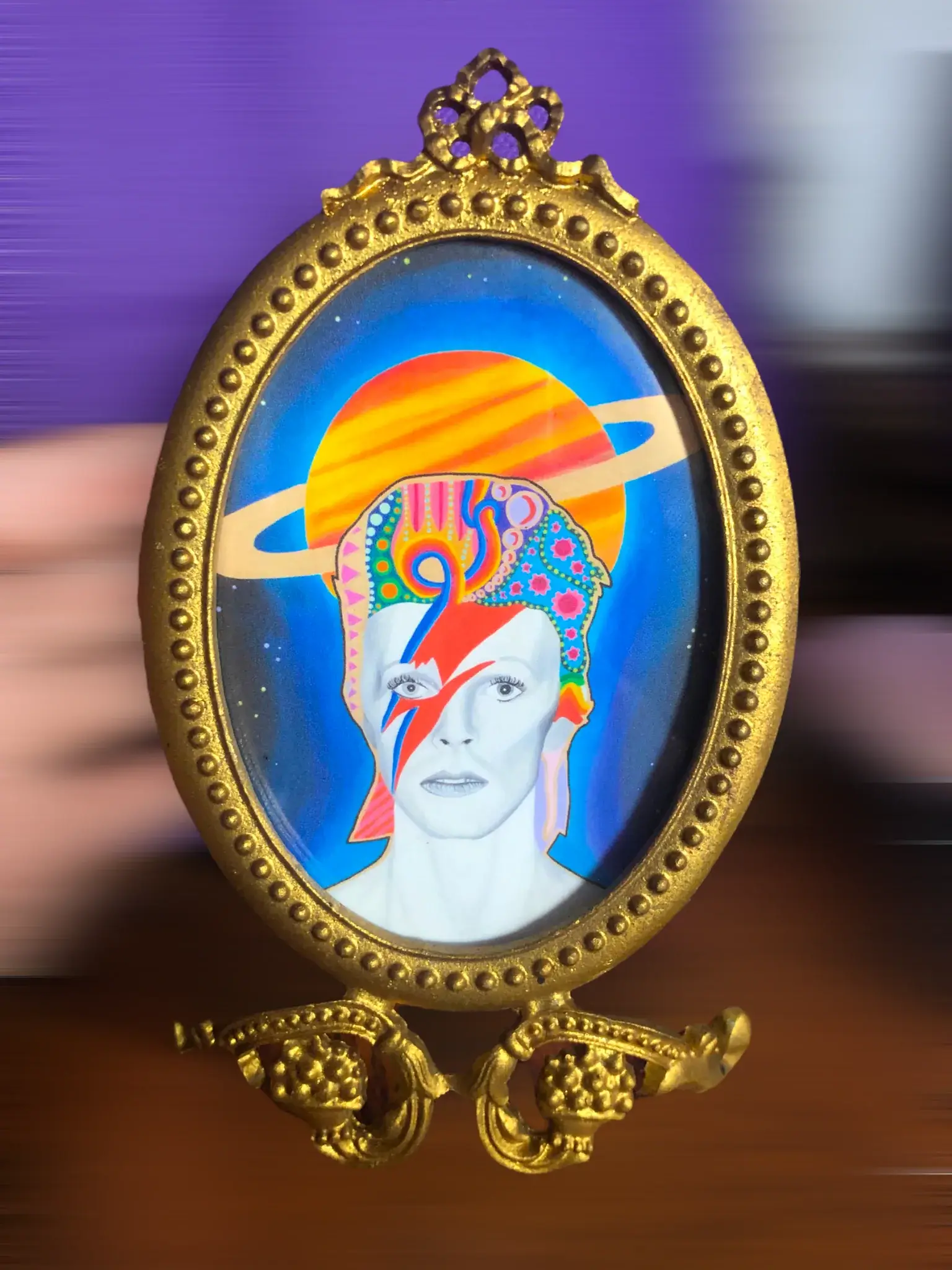 Somethingbadass – wholesale Picture frame – Baroque Oval Frame with Pop Art29