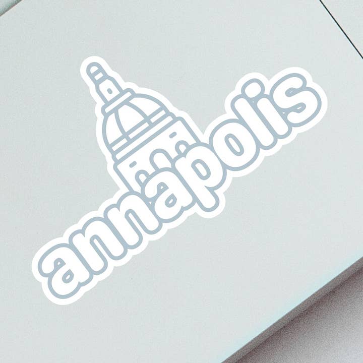 Pegatina de vinilo de la Casa del Estado de Annapolis para venta al por mayor de Chesapeake Charm Shop